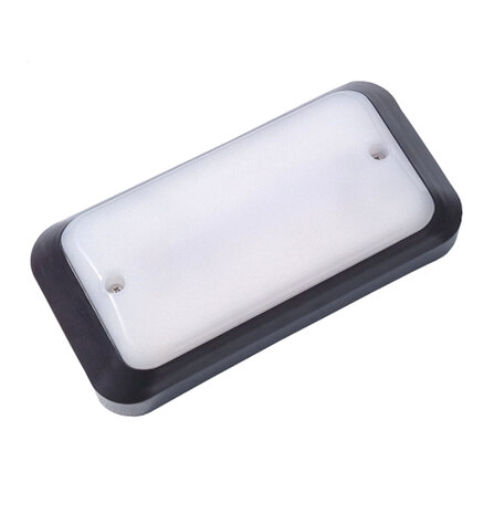 TTF LED, 2,8/4,9/7,3W schakelbaar, 3000/4000K schakelbaar, 355, 620 of 935 lumen, zwart/opaal